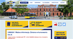 Desktop Screenshot of mzkskierniewice.pl